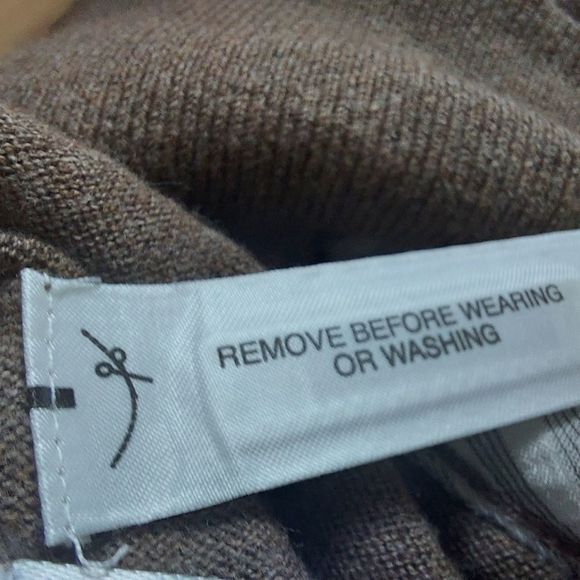 LOFT Brown Open Front Cardigan - Picture 7 of 7